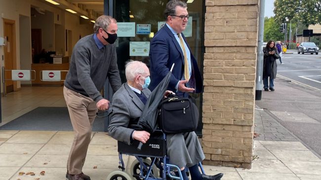 William Curtis, 89, leaving Cambridge Crown Court.
Credit: PA