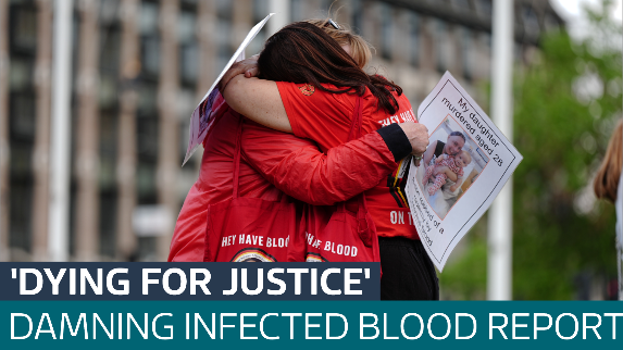 'Day of truth' for victims of Infected Blood Scandal - Latest From ITV News