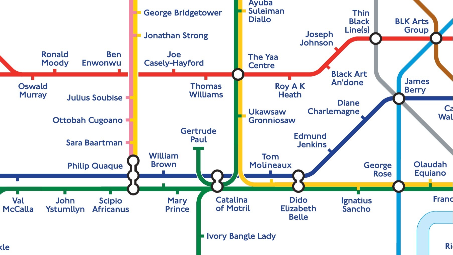 London Underground map reimagined to to mark Black History Month