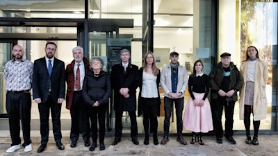 Greenpeace protesters outside court.
Credit: PA/Greenpeace handout