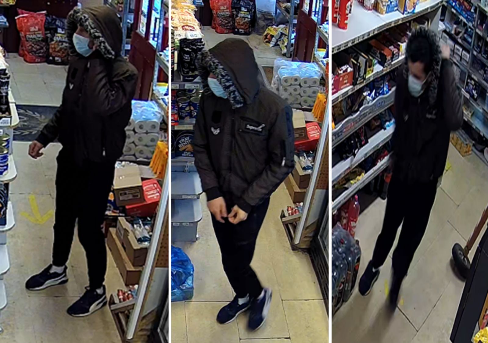 Menu Robber Search for man after knifepoint robbery at Camborne convenience store ...
