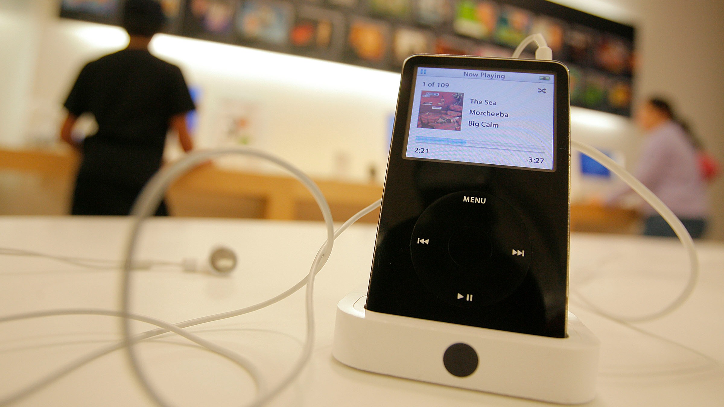 Apple discontinues the revolutionary iPod music player