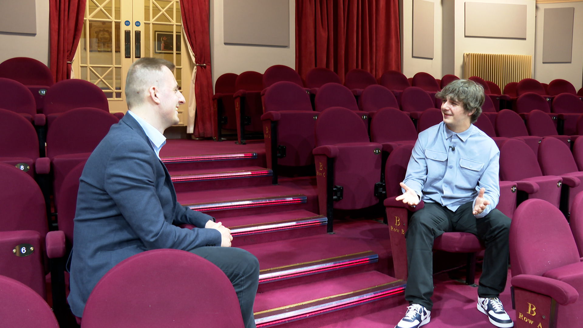 Brad caught up with ITV Granada Reports in the Villa Marina after launching the tour on the Isle of Man.