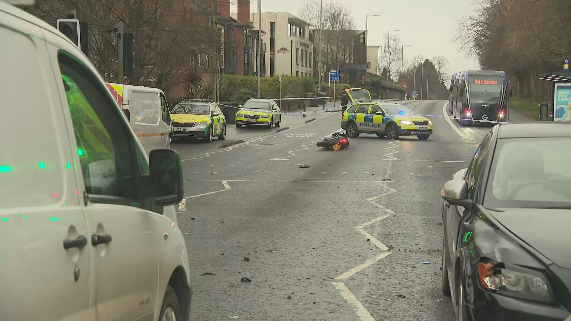 Upper Newtownards Road in east Belfast reopened after serious