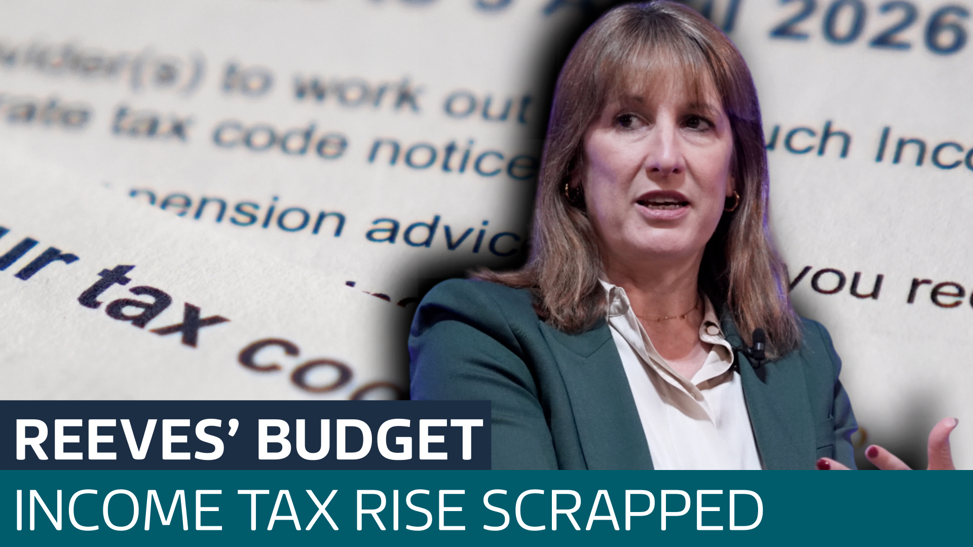 Chancellor Rachel Reeves scraps plans for rise to basic rate of income ...