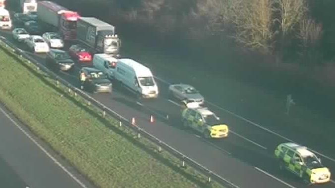 A1M closed after serious crash near Wetherby ITV News Calendar