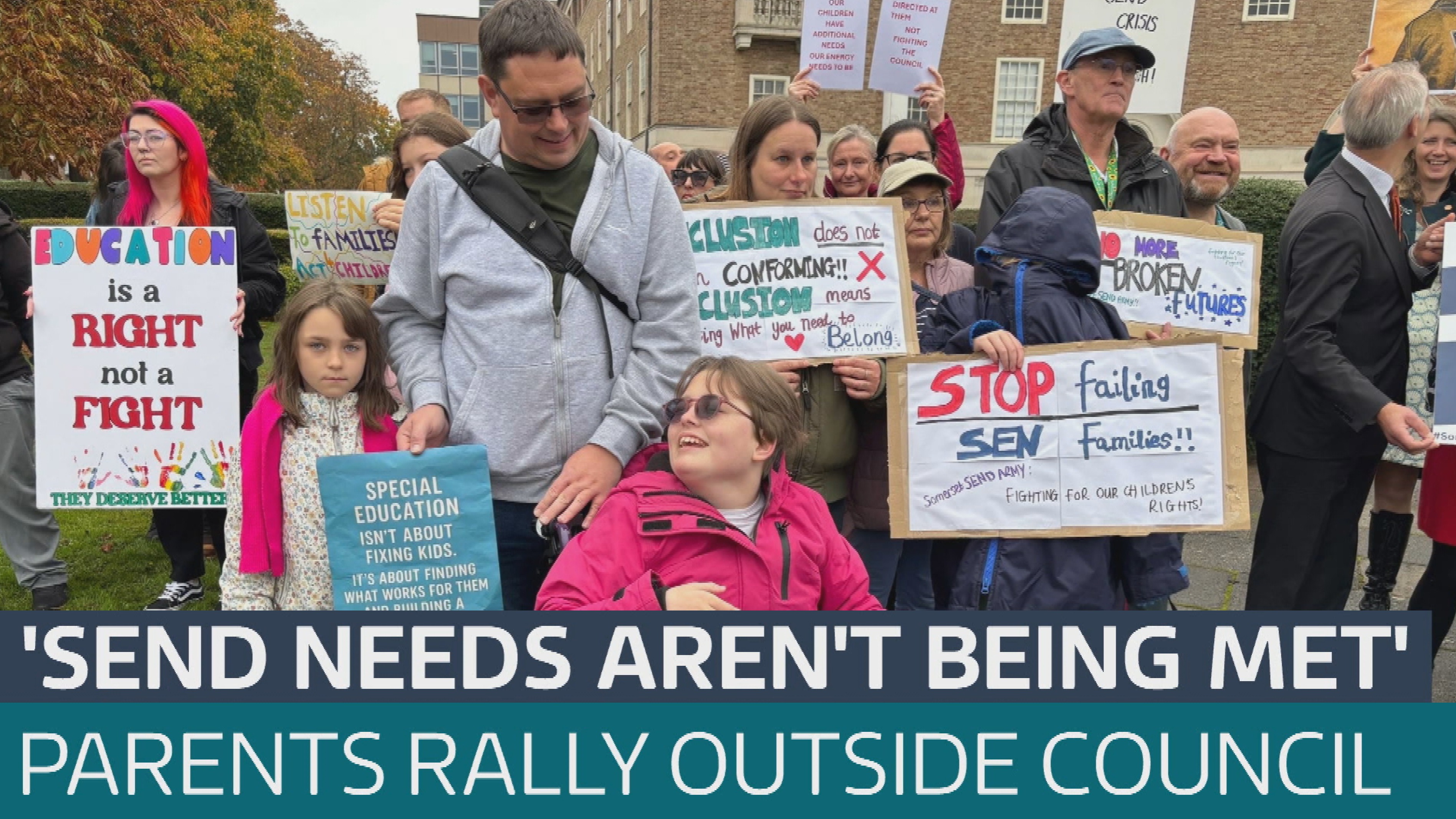 Send Protest 'These children deserve a chance' - Parents call for changes to SEND ...
