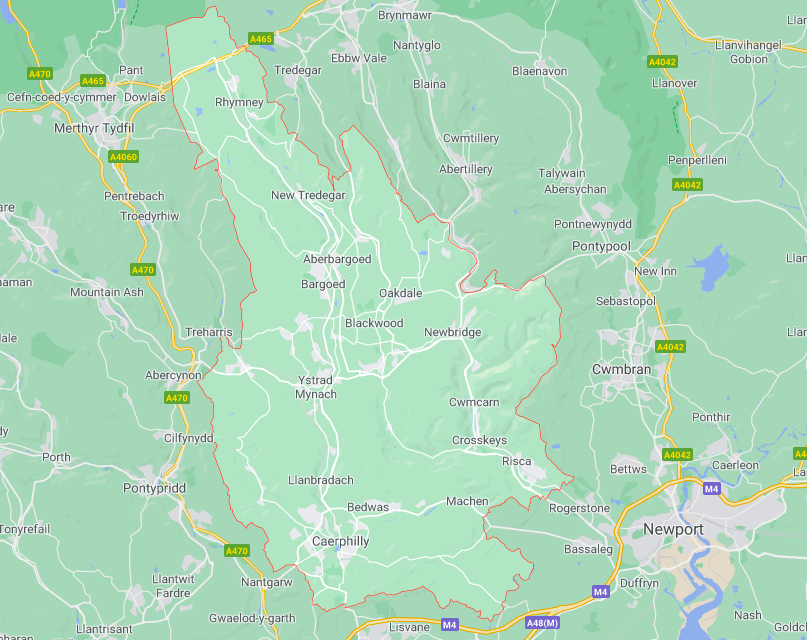 Map Of Caerphilly County How Will The Caerphilly Local Lockdown Work? | Itv News Wales