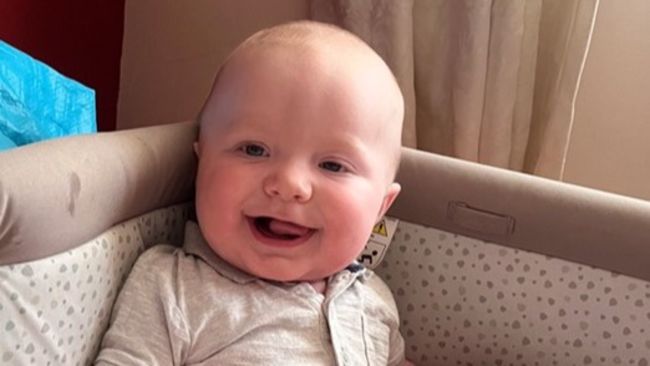 Six-month-old Harry Kiely died in a crash in Clacton-on-Sea in Essex.
Credit: Essex Police.
