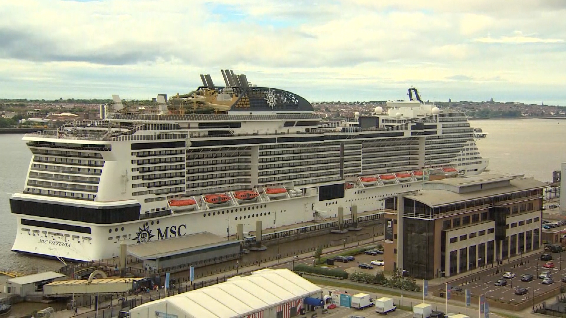 Passengers on a cruise ship sailing from Liverpool banned from Scotland