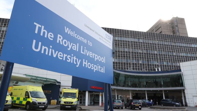 Royal Liverpool University Hospital has issued 'full capacity' photocall