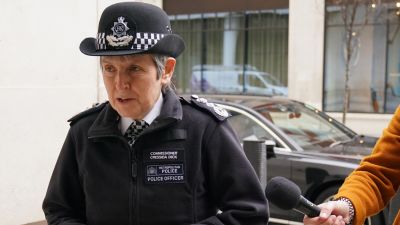 Metropolitan Police chief Dame Cressida Dick arrives at BBC Broadcasting House, London, to appear on BBC Radio London