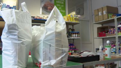Food bank supplies ready to help the hundreds now needing their support