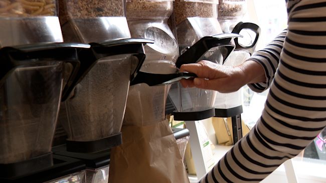 Refill stations are part of the environmentally friendly range.