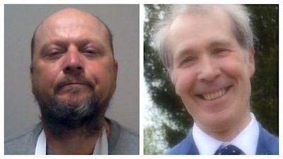 Sylwester Krajewski, left, murdered Clive Porter on a canal towpath in Aylesbury.
Credit: Thames Valley Police / Family photo