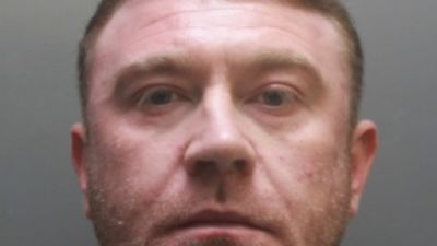 A court has heard that a "vile" ex-boyfriend torched his former partner's BMW after seeing her out with other men.