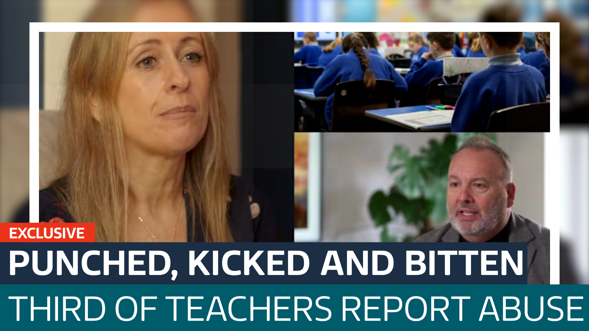 Punched, kicked and bitten: Third of teachers physically abused by ...