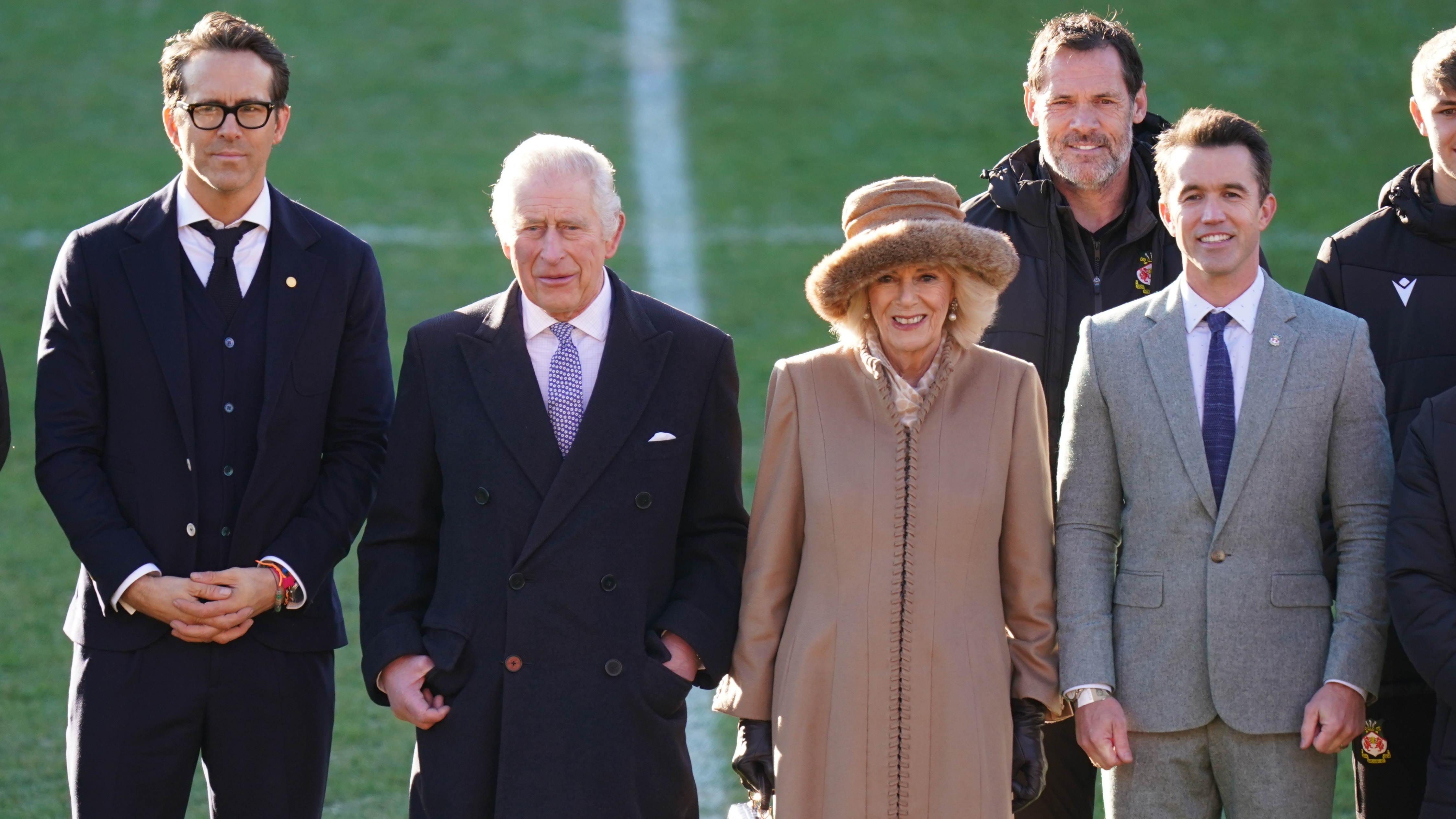 King Charles Travels To Wrexham To Meet Clubs Hollywood Owners Ryan Reynolds And Rob Mcelhenney 