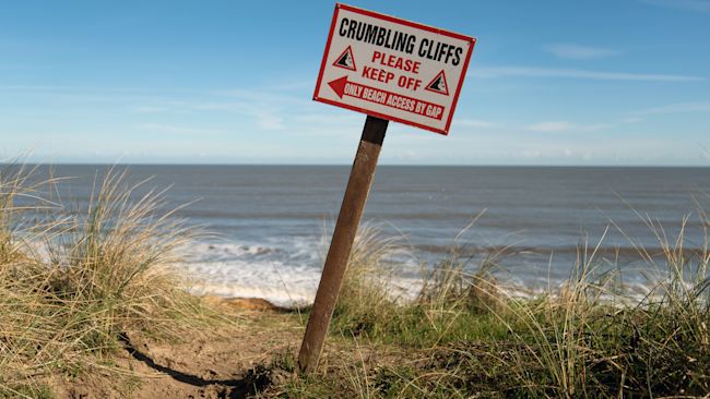 The suspected shooting happened in the village of Hemsby which has been hit by coastal erosion. PA