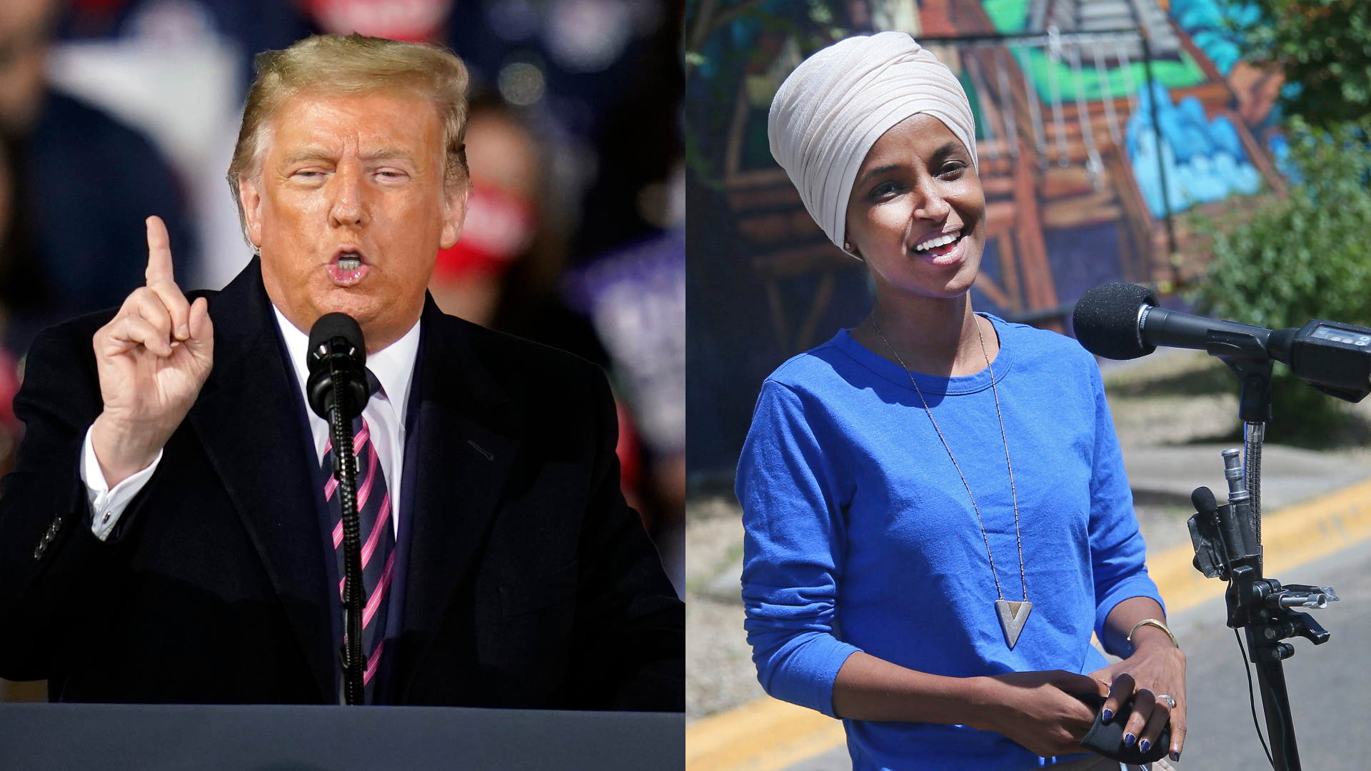 Donald Trump Attacks Somali Born Congresswoman Ilhan Omar Shes