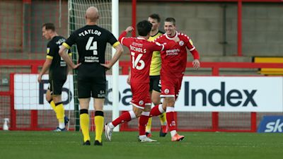 Max Watters starred for Crawley Town last season.