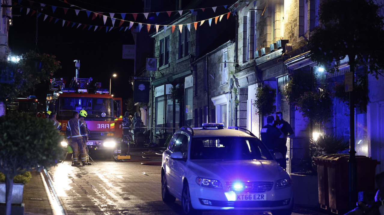 'Suspicious' Fire In Abandoned Penzance House Being Treated As Arson ...