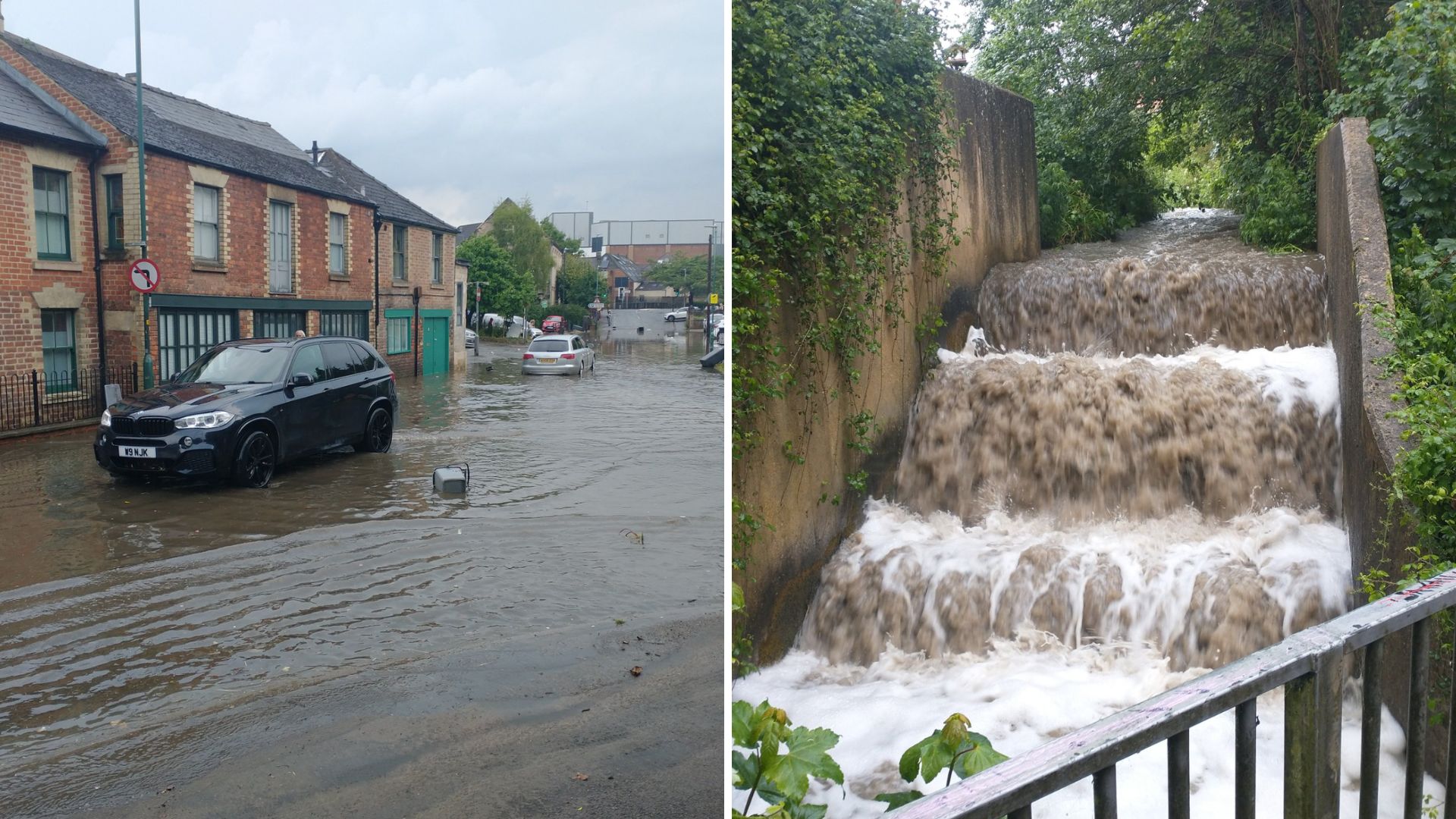 Flash Flooding Hits Stroud Town Centre Following Heavy Downpours | ITV ...