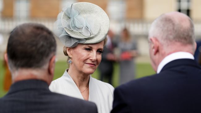 The Duchess of Edinburgh attends the Not Forgotten Association Annual Garden Party at Buckingham Palace in London. Picture date: Tuesday May 16, 2023.