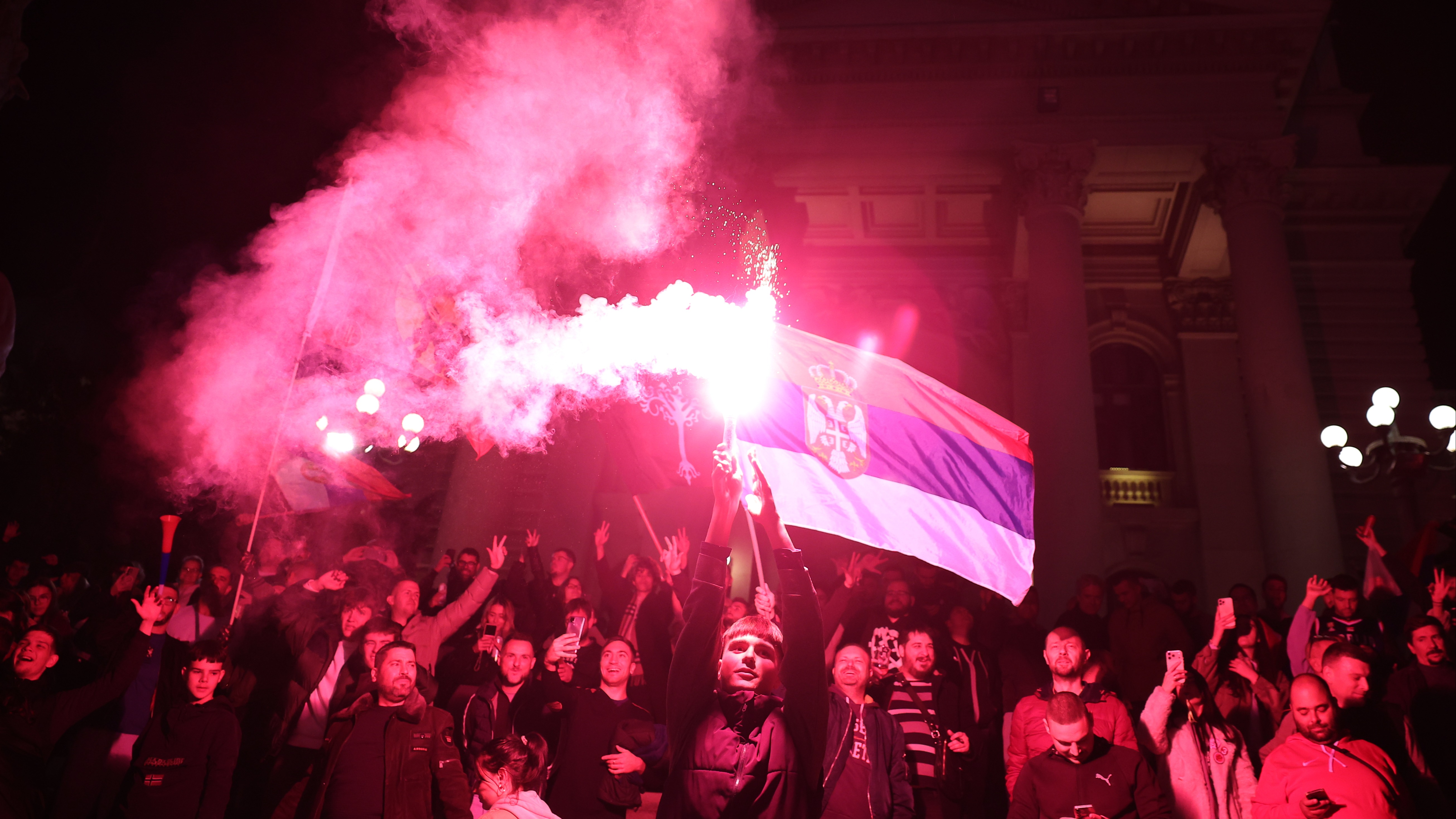 Serbia’s longtime leader Vucic concedes defeat to student-led movement