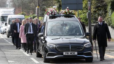 Funeral held for Jody Keenan. Presseye