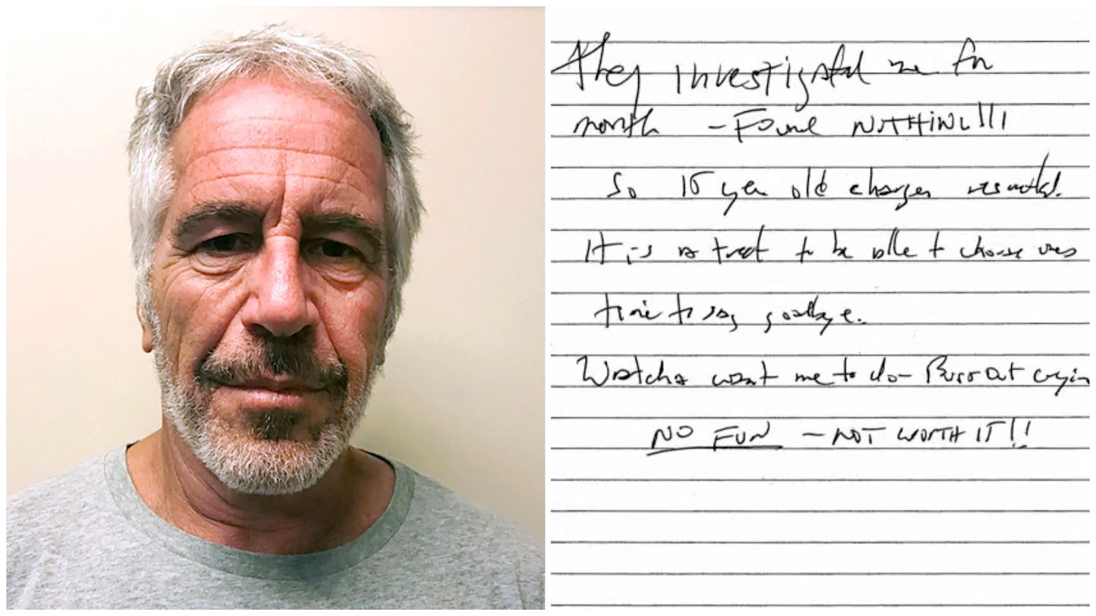 Epstein Left a Suicide Note. It's Been Sealed for Years. The New York Times Says It Exists.