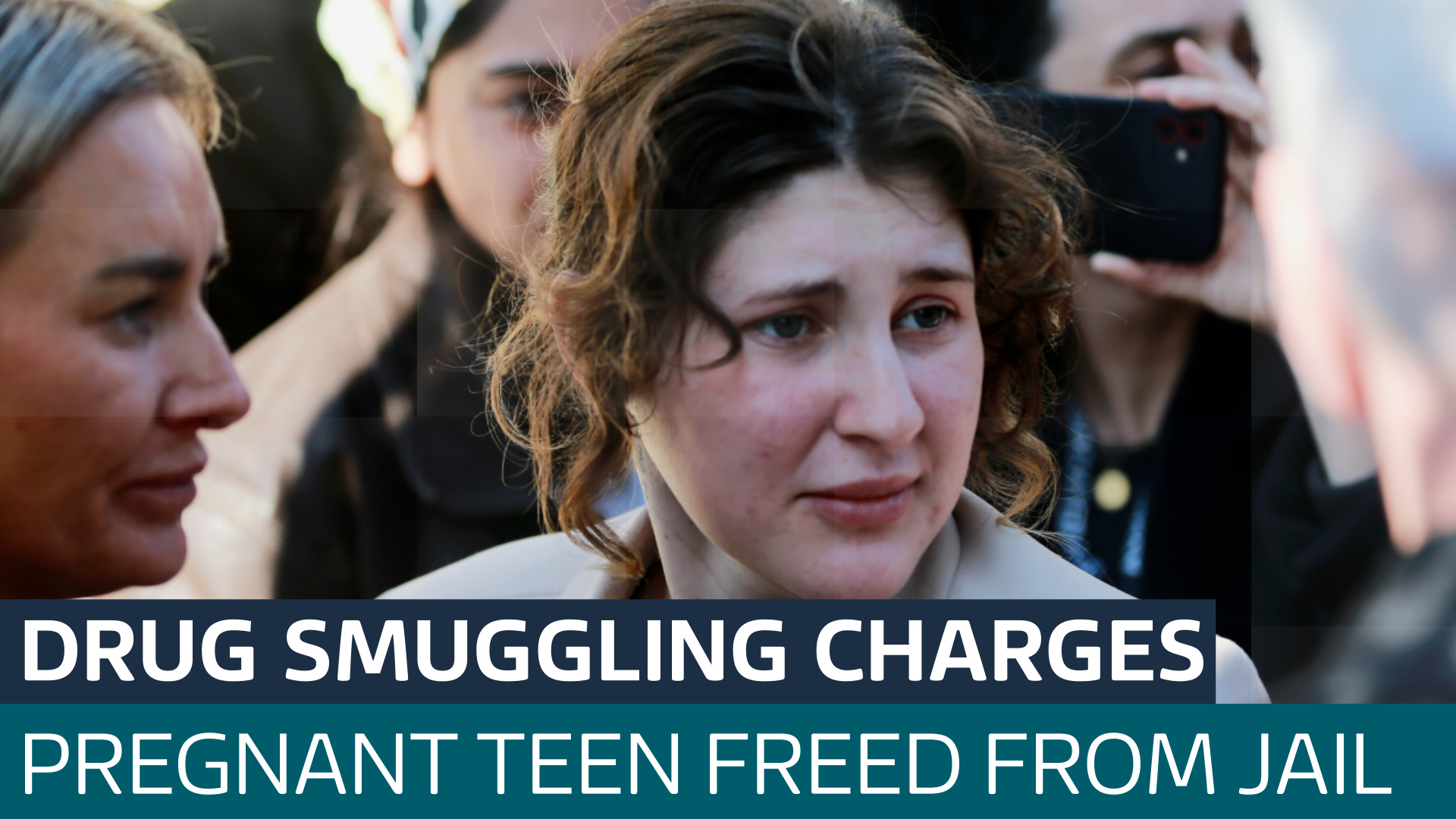 Pregnant teenager accused of drug trafficking freed from prison in ...