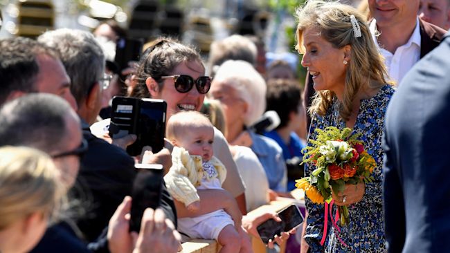 The Earl and Countess of Wessex speak to wellwishers during their visit to Bangor, Northern Ireland, as members of the Royal Family visit the nations of the UK to celebrate Queen Elizabeth II's Platinum Jubilee. Picture date: Saturday June 4,, 2022.