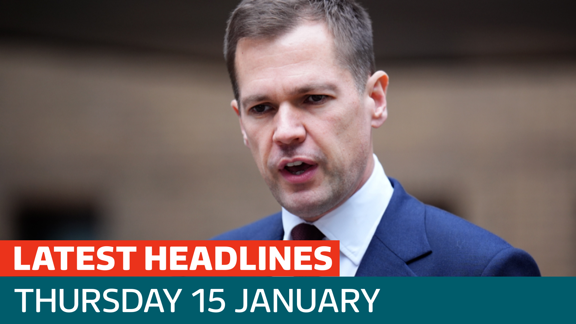 The latest headlines - as Robert Jenrick joins Nigel Farage's Reform party - Latest From ITV News