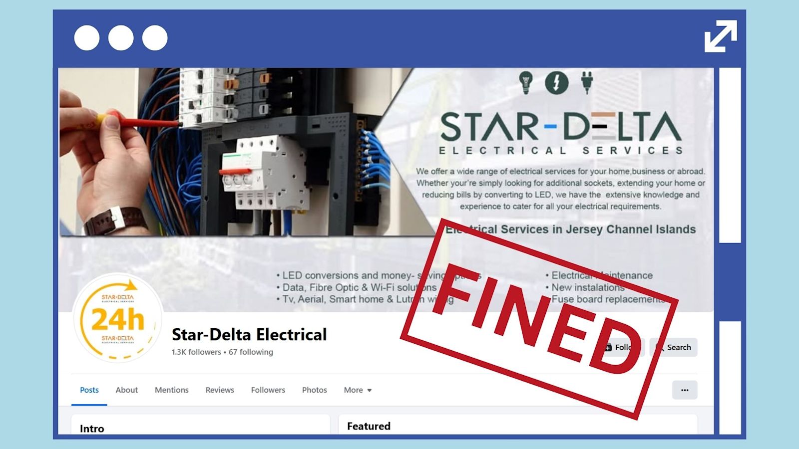 Jersey company Star-Delta fined £4,000 after editing couple's faces onto rats during payment dispute