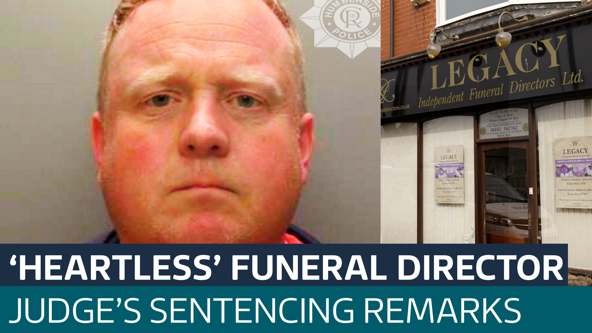 'Monster' funeral director jailed after leaving bodies unburied