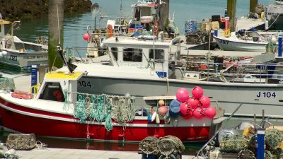Fishing boats in Jersey