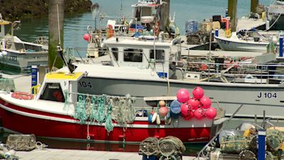 Fishing boats in Jersey