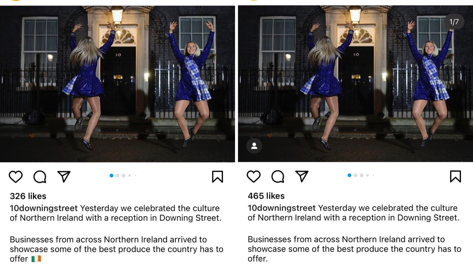Downing Street uses Irish tricolour in reference to Northern Ireland on ...