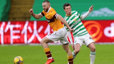 Allan Campbell in action for Motherwell.