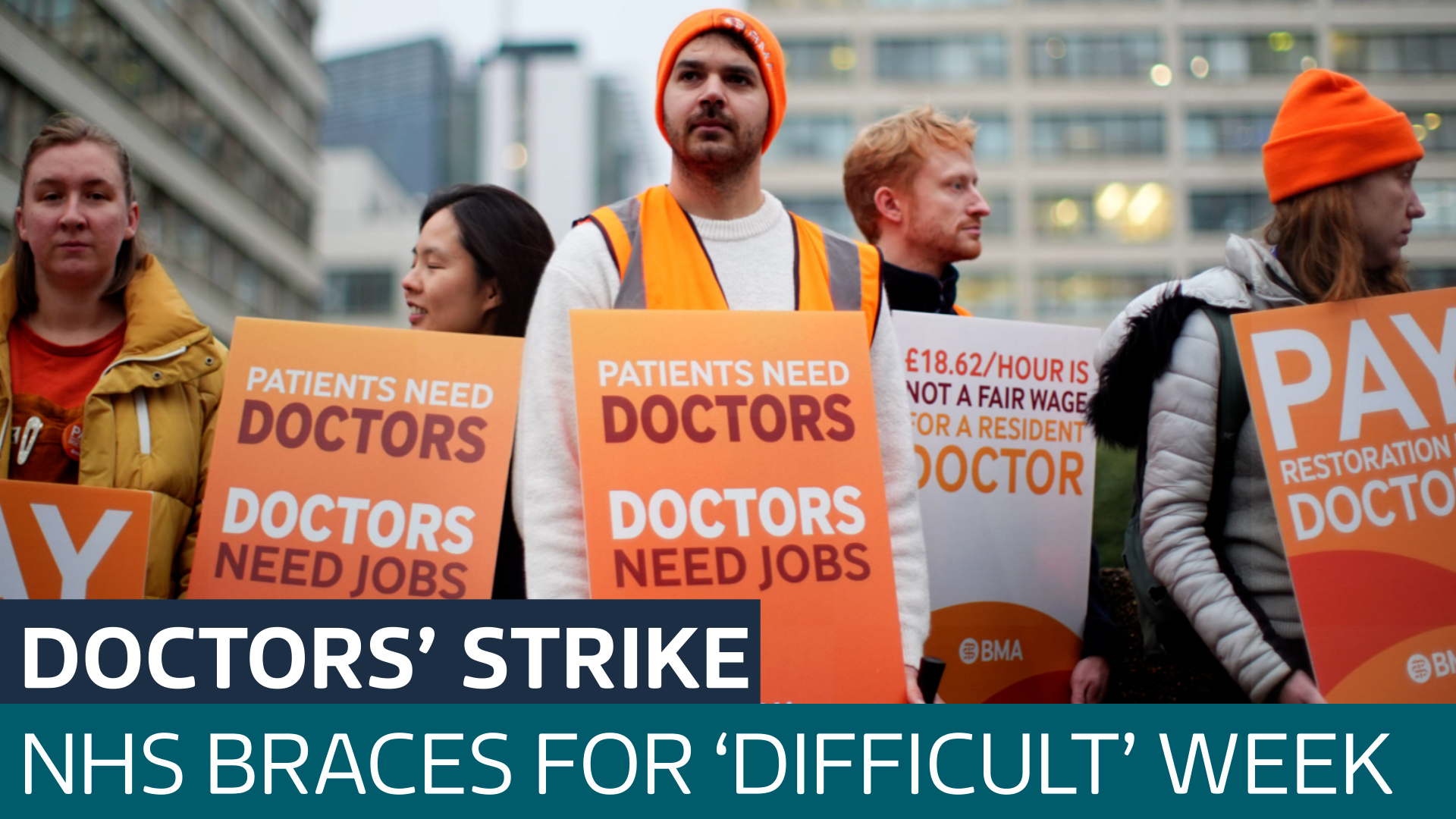 Resident doctors press ahead with strike action as NHS works to minimise disruption - Latest From ITV News