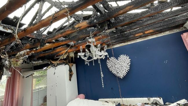 Lightning strike leaves family homeless as fire destroys Canvey Island home
