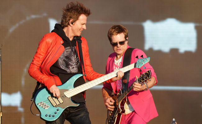 Duran Duran perform on stage during the British Summer Time festival at Hyde Park in London. 