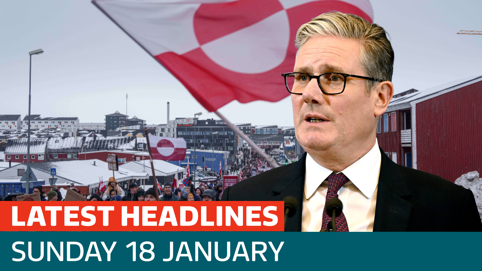 The latest headlines - as Starmer calls Trump about the tariffs for supporting Greenland - Latest From ITV News