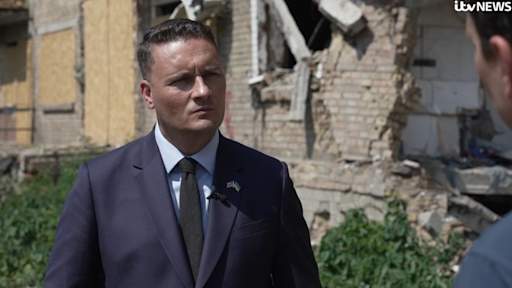 ‘We're with Ukraine until they win’, says defence secretary on visit to Kyiv