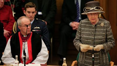 300522 Archbishop of Canterbury Justin Welby and the Queen, PA