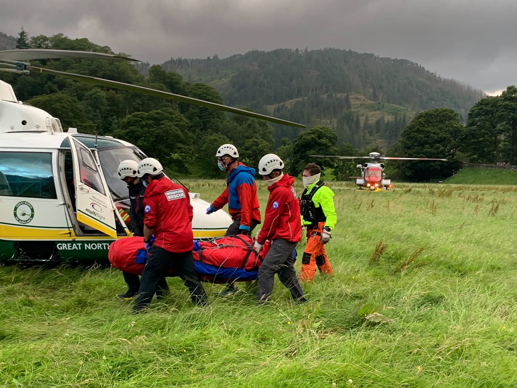 Climber Airlifted To Hospital After Falling 40ft In The Lakes | ITV ...