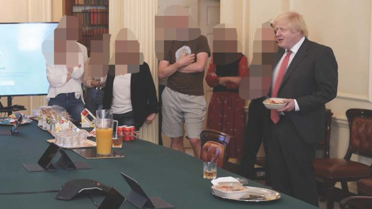 New Partygate Images Released As Boris Johnson Hits Out At Sue Gray ...