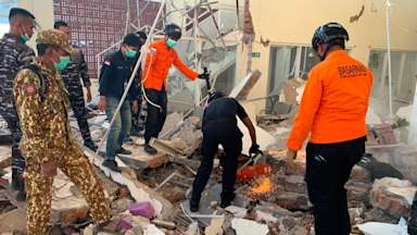 At least 20 people dead after magnitude 7.7 earthquake strikes Indonesia's coast