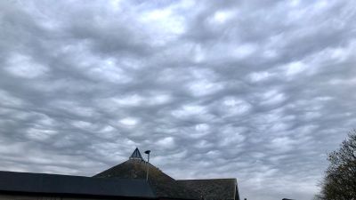 Asperitas cloud in Devon, wave, smooth, type, stratus